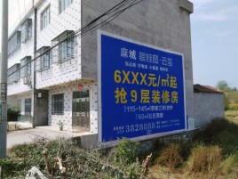 珙县墙体广告质量分析