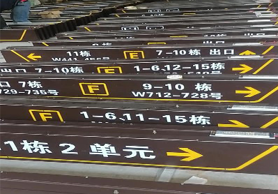 珙县广告标识中，常见的几种安装方式。